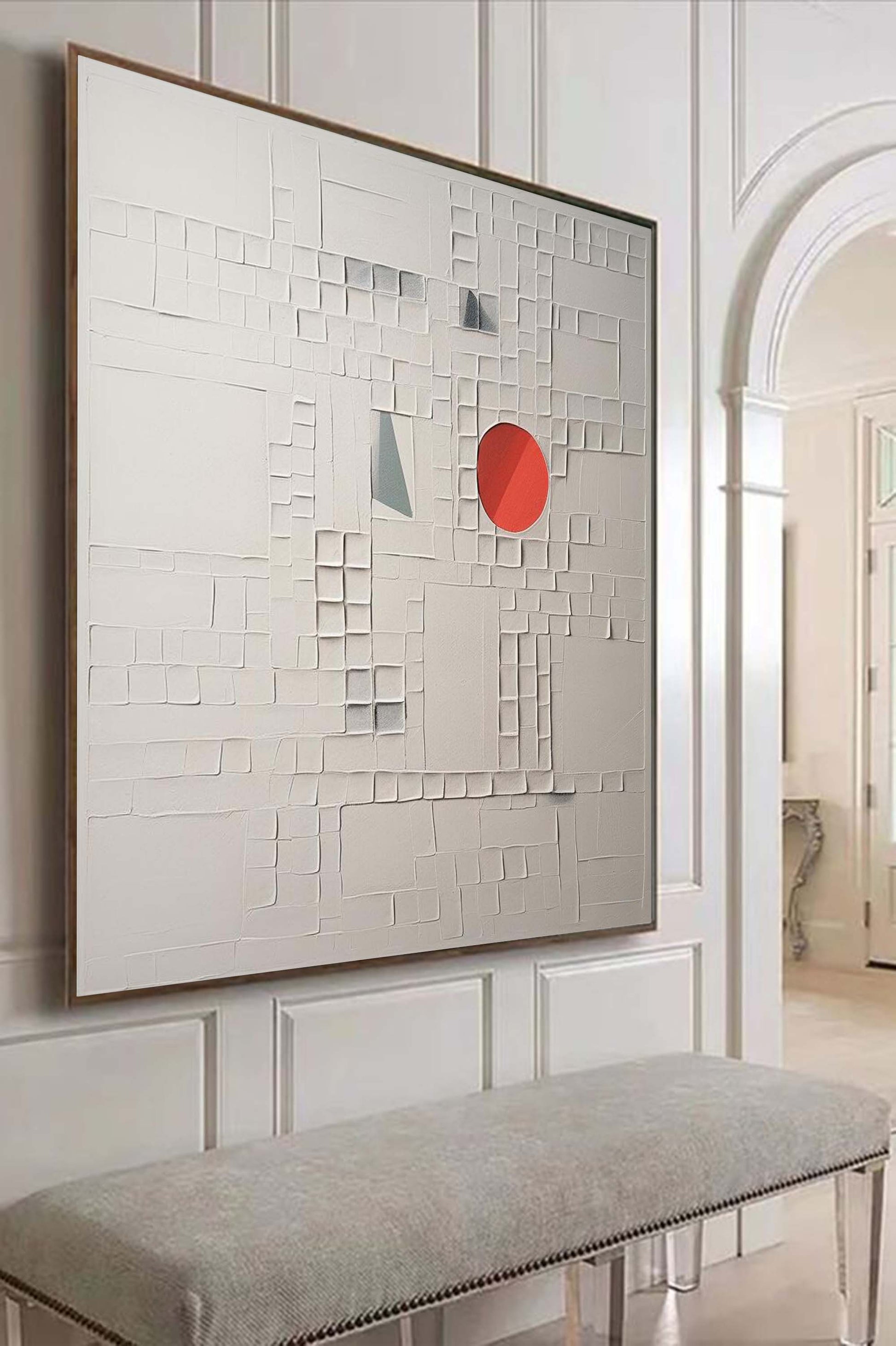 Plaster Art Texture Painting SG245 - Neutralighting