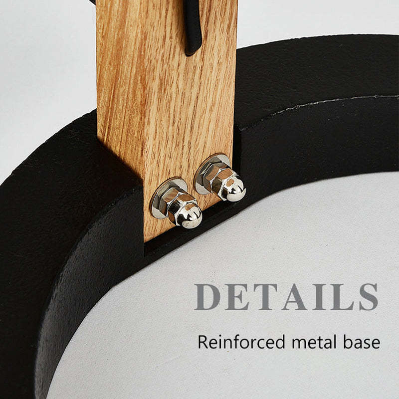 Muto Unique LED Floor Lamp, Wood/Metal, Living Room - Neutral Decor
