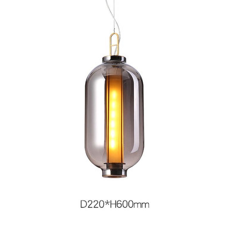Uphaos Modern Minimalist Family Glass Pendant Light-Neutral Decor