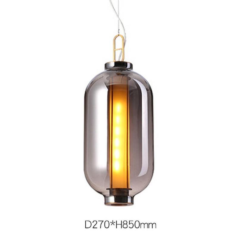 Uphaos Modern Minimalist Family Glass Pendant Light-Neutral Decor