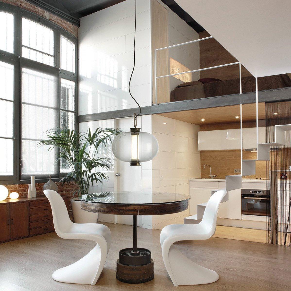 Uphaos Modern Minimalist Family Glass Pendant Light-Neutral Decor