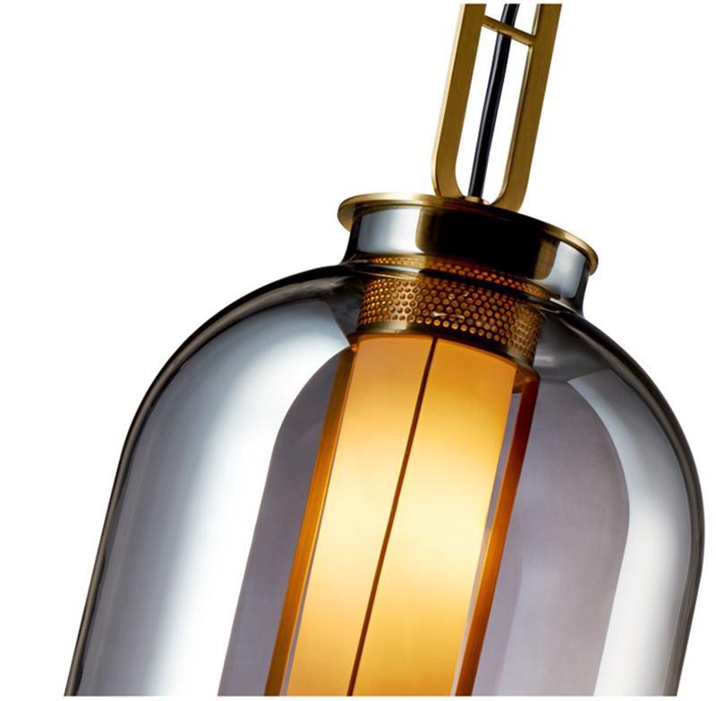 Uphaos Modern Minimalist Family Glass Pendant Light-Neutral Decor