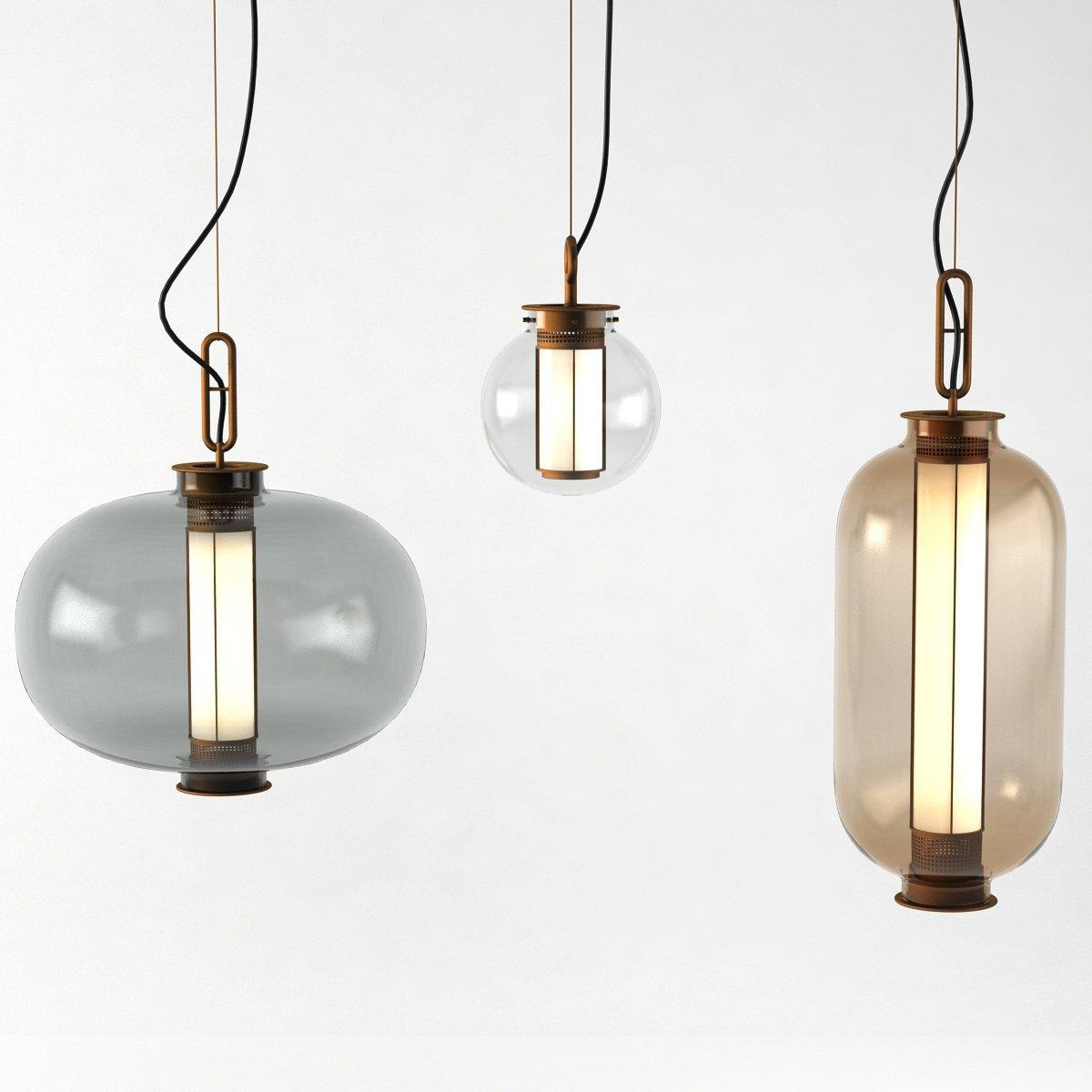 Uphaos Modern Minimalist Family Glass Pendant Light-Neutral Decor