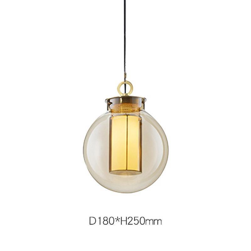 Uphaos Modern Minimalist Family Glass Pendant Light-Neutral Decor