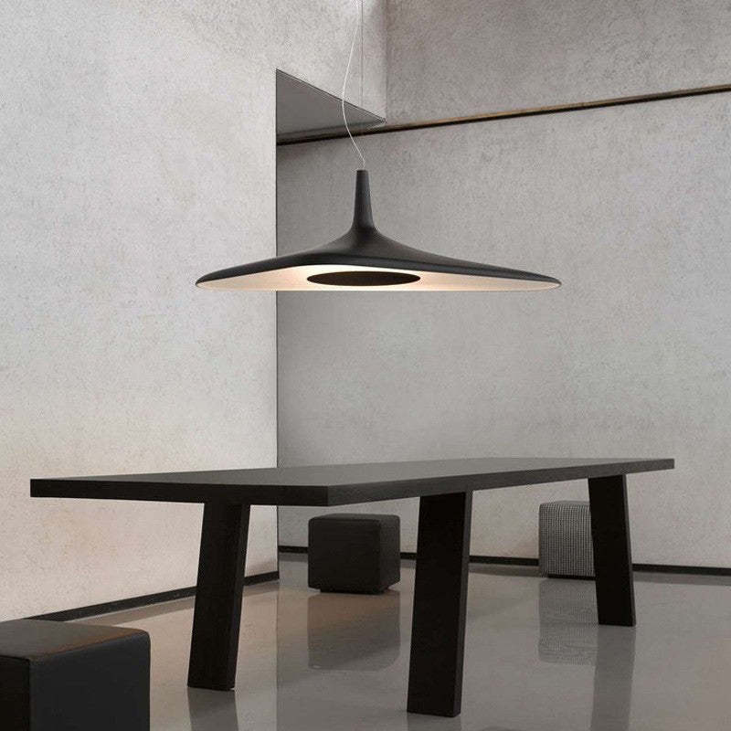 Arisha Modern Minimalist ResinCreative Pendant Light, Black/White - Neutral Decor