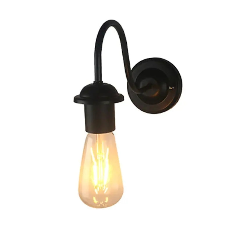 Silva Simple Retro Wrought Iron Wall Lamp for Garden - Neutral Decor