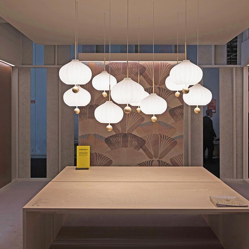 Pivh Vintage Brass Suspension Lamp-Neutral Decor