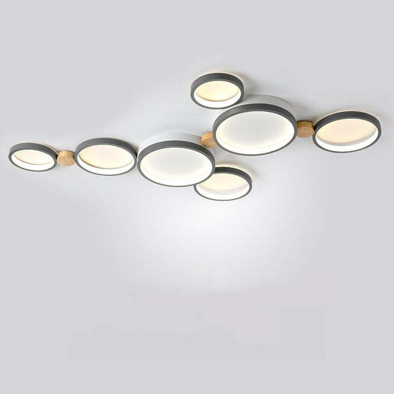 Arisha Round Flush Mount Ceiling Light 3 Colour 3/4/5/6/7 Heads - Neutral Decor