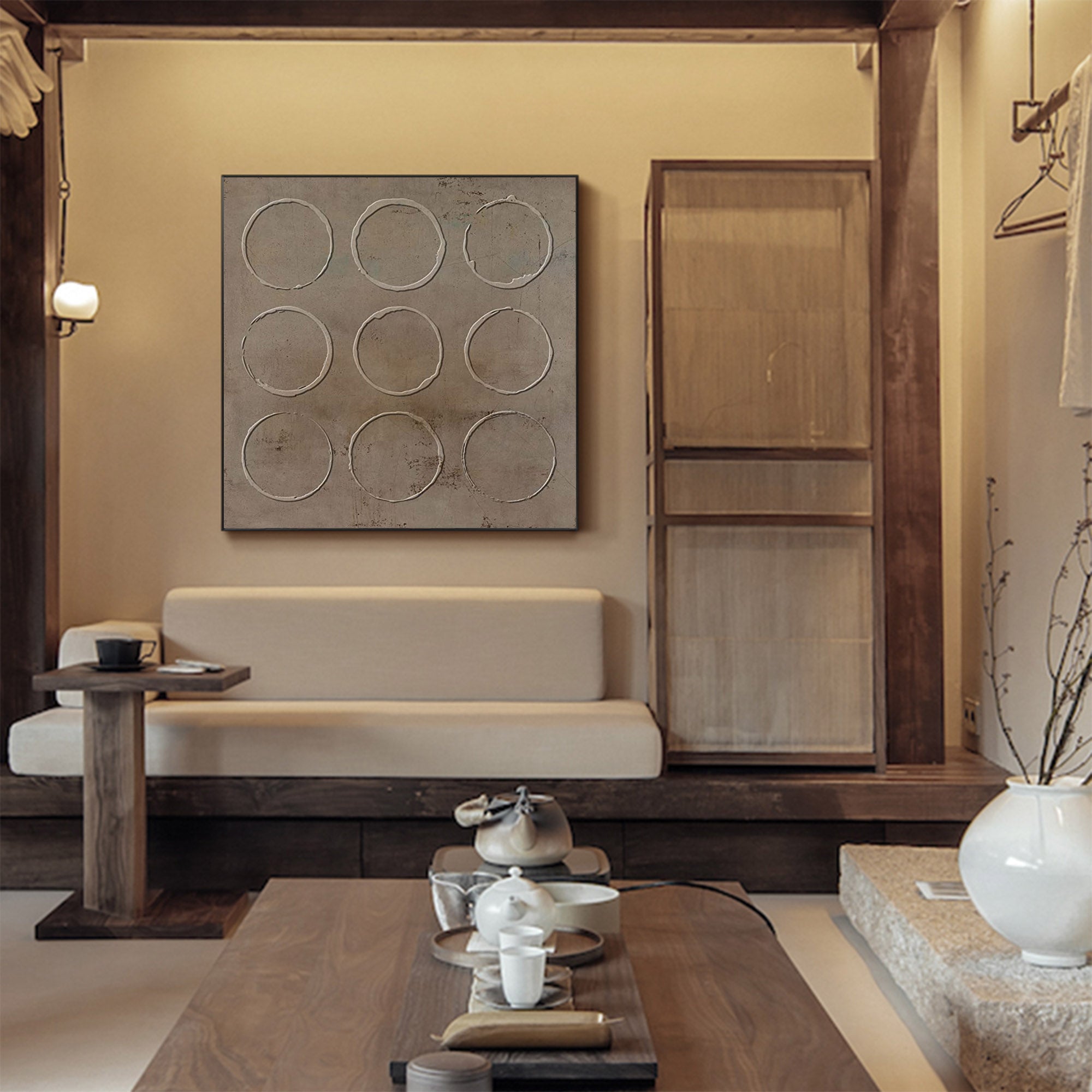 Wabi-Sabi Wall Art TX014 - Neutralighting