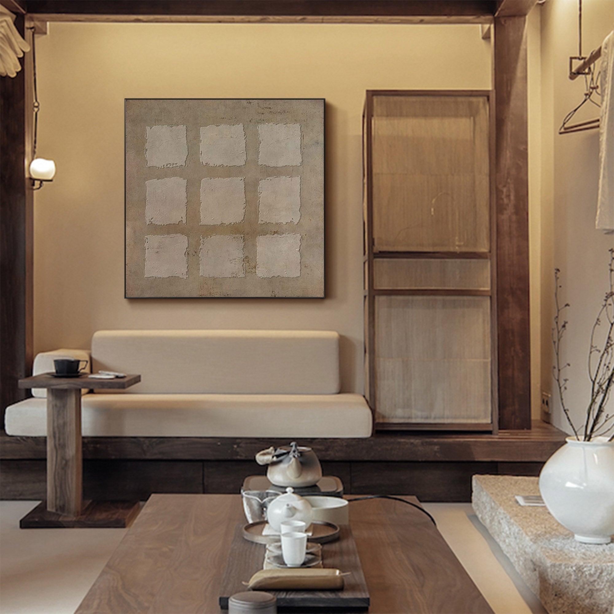Wabi-Sabi Wall Art TX020 - Neutralighting