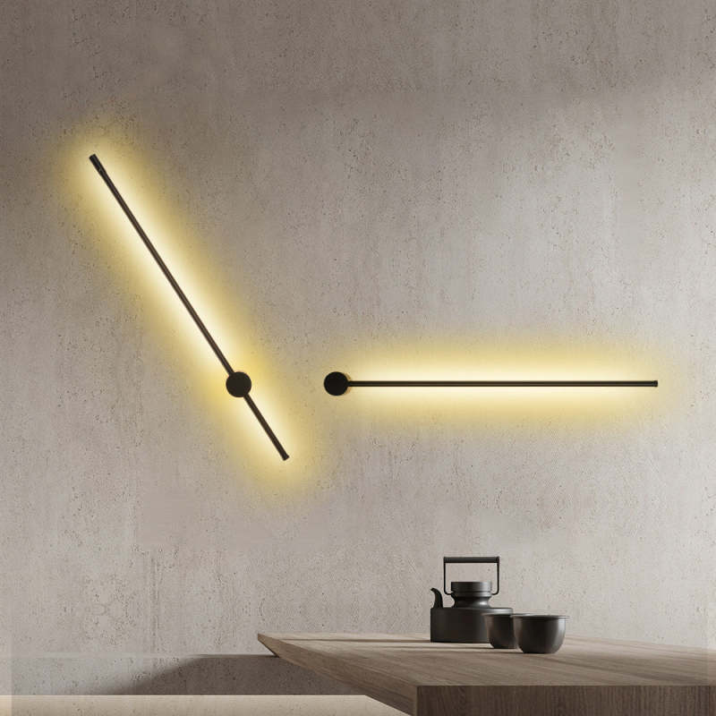Arisha Modern Minimalist LED Wall Reading Lamp, Black - Neutral Decor