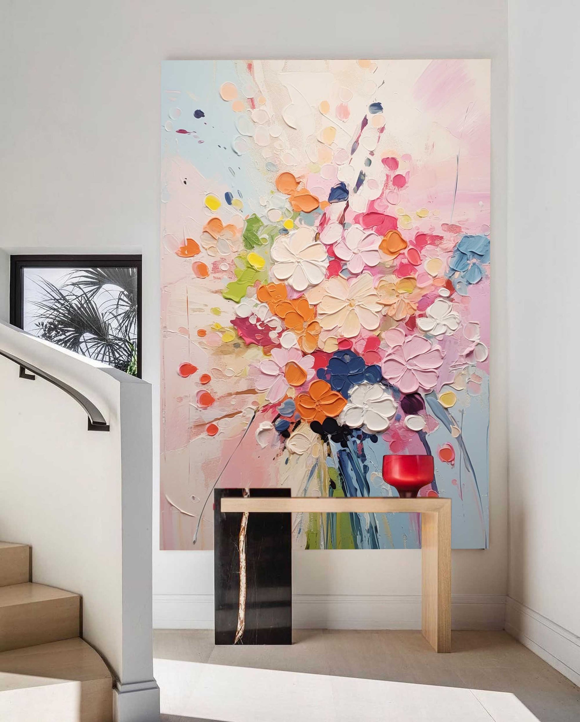 Abstract Canvas Art AB217 - Neutralighting