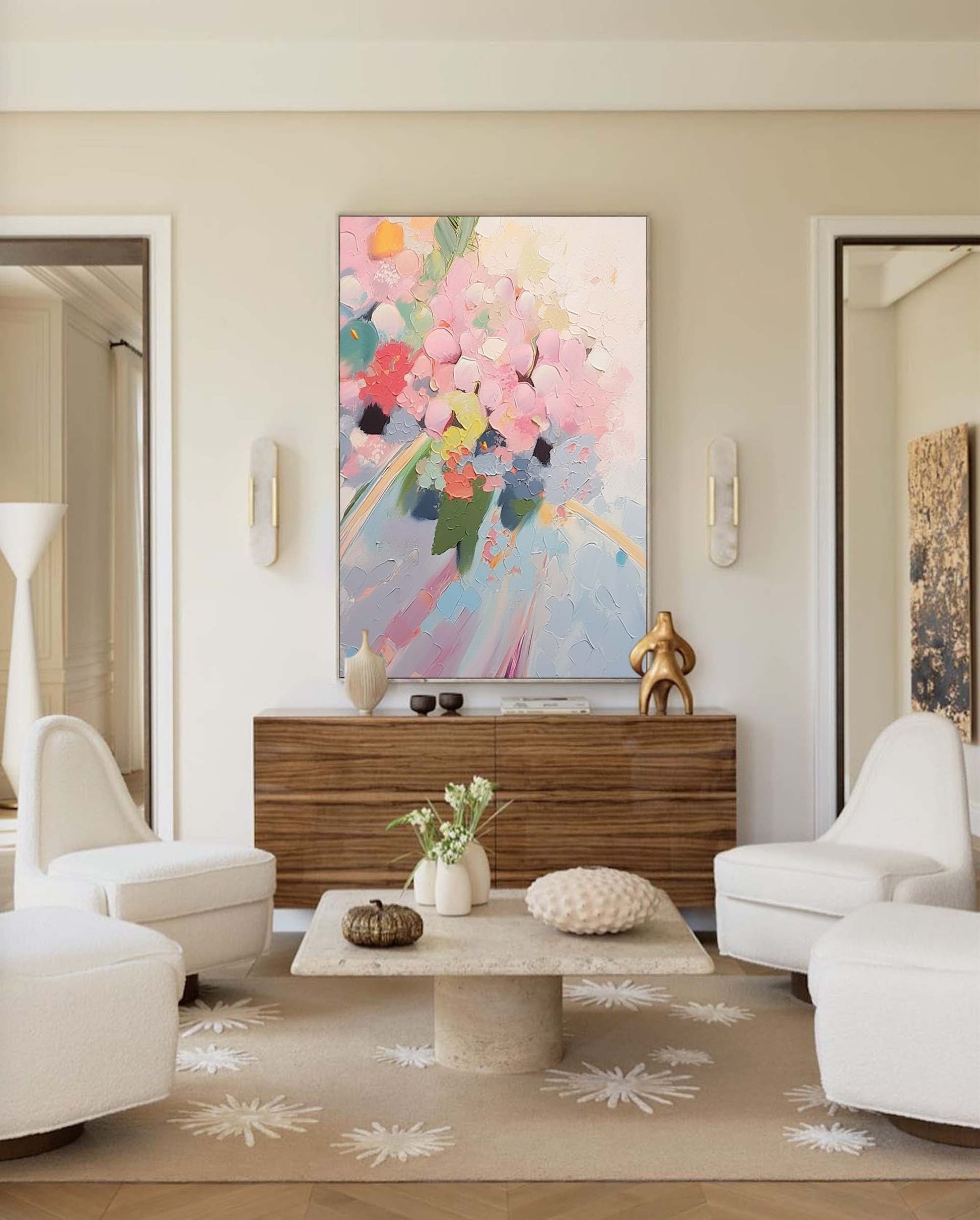 Abstract Canvas Art AB215 - Neutralighting