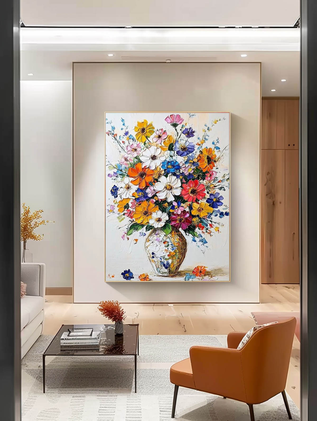 Flower Canvas Art FL203 - Neutralighting