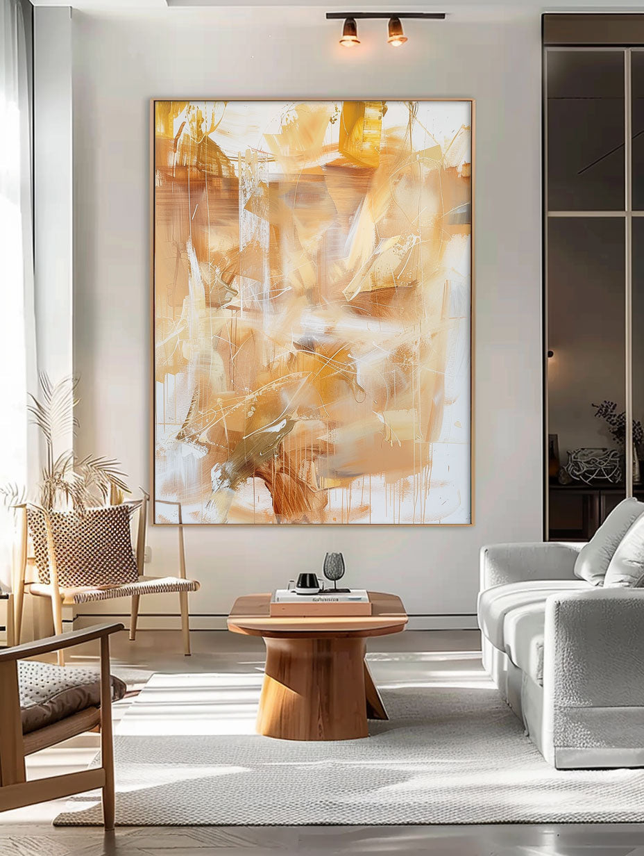 Abstract Canvas Art AB568 - Neutralighting
