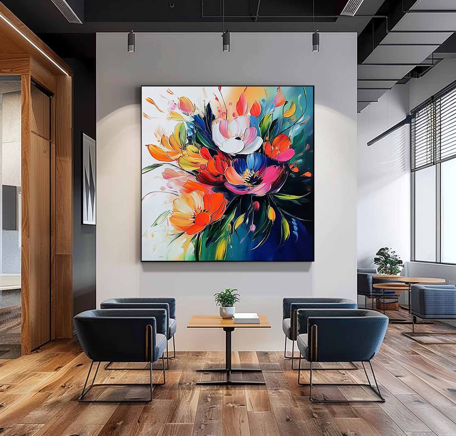 Flower Canvas Art FL204 - Neutralighting