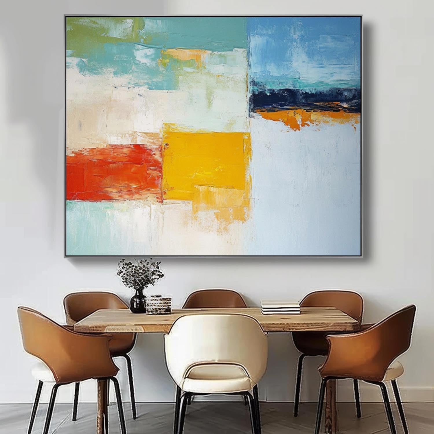Abstract Canvas Art AB600 - Neutralighting