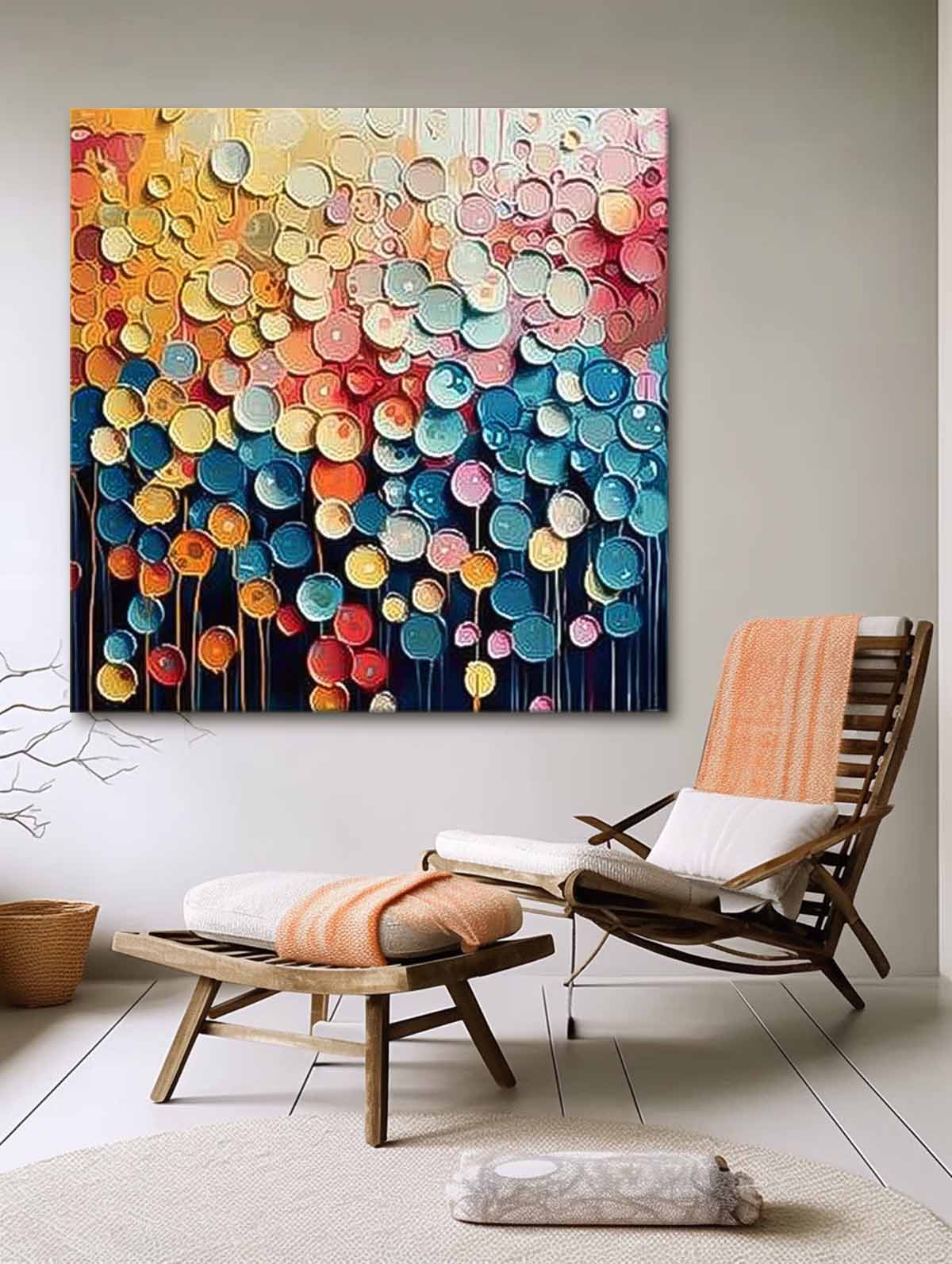 Abstract Canvas Art AB564 - Neutralighting