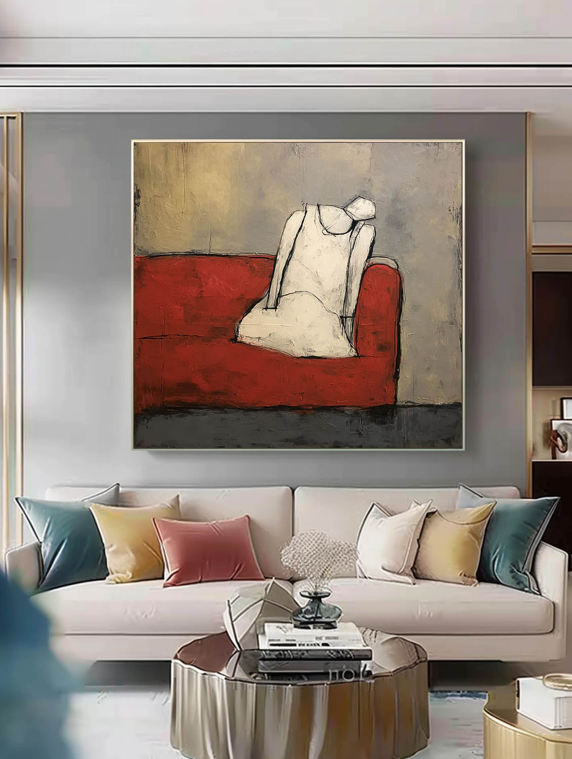 Minimalist Canvas Art MI147 - Neutralighting