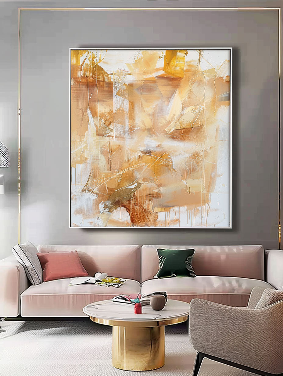 Abstract Canvas Art AB568 - Neutralighting