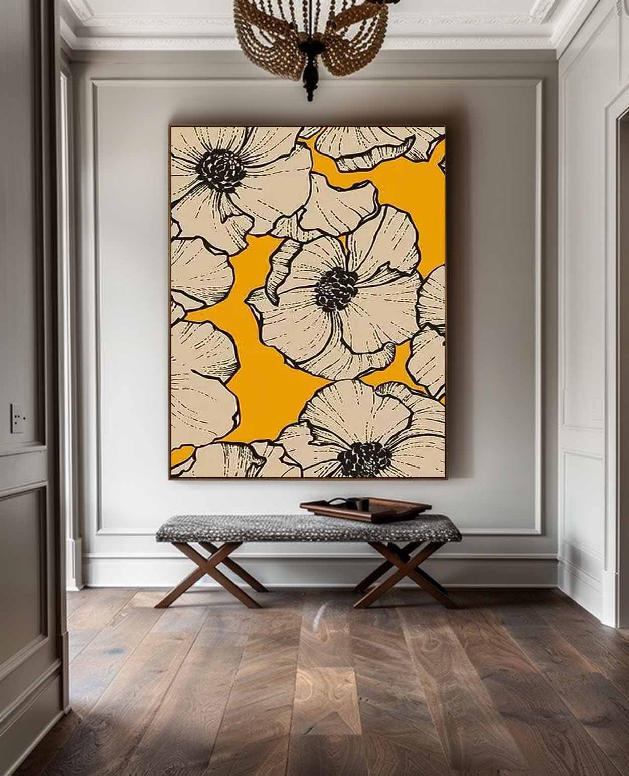 Flower Canvas Art FL148 - Neutralighting