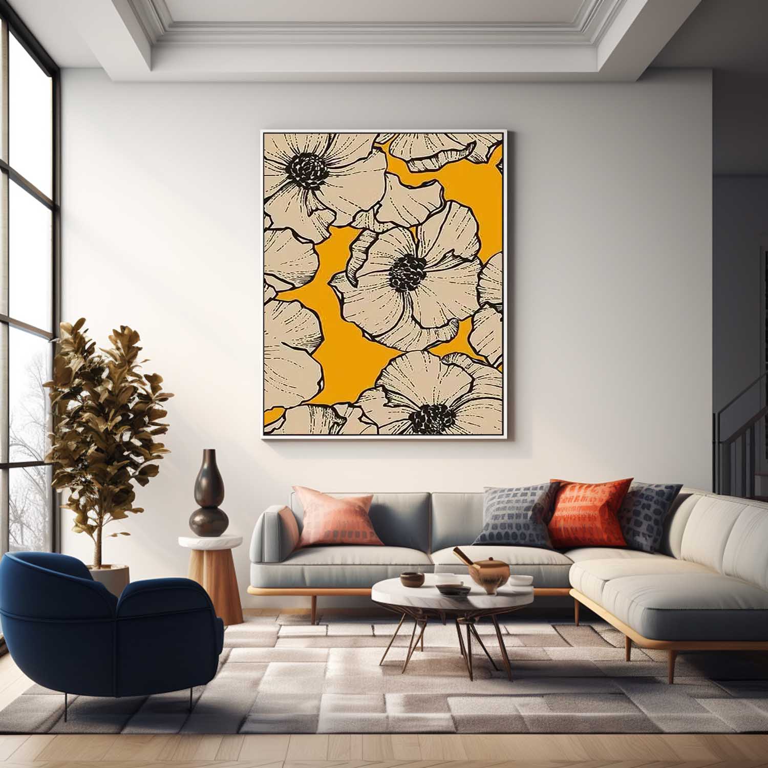 Flower Canvas Art FL148 - Neutralighting