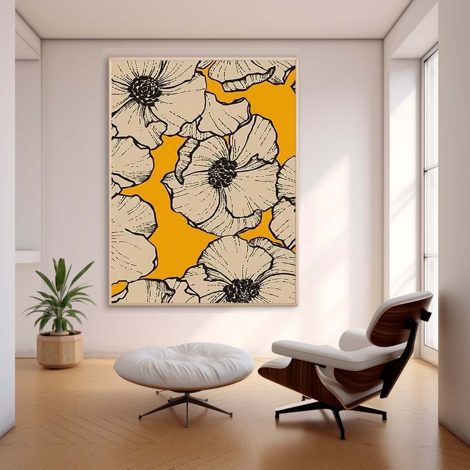Flower Canvas Art FL148 - Neutralighting