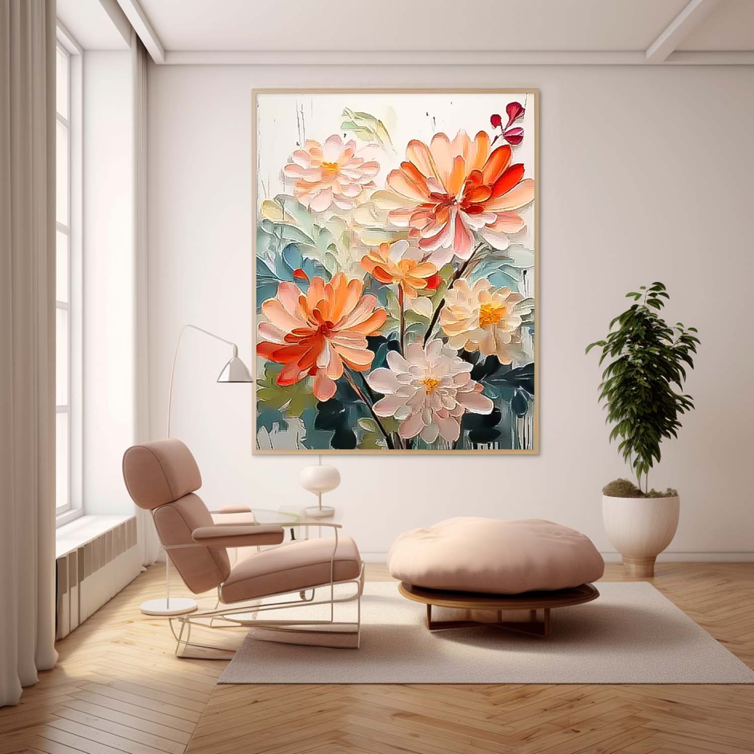 Flower Canvas Art FL150 - Neutralighting
