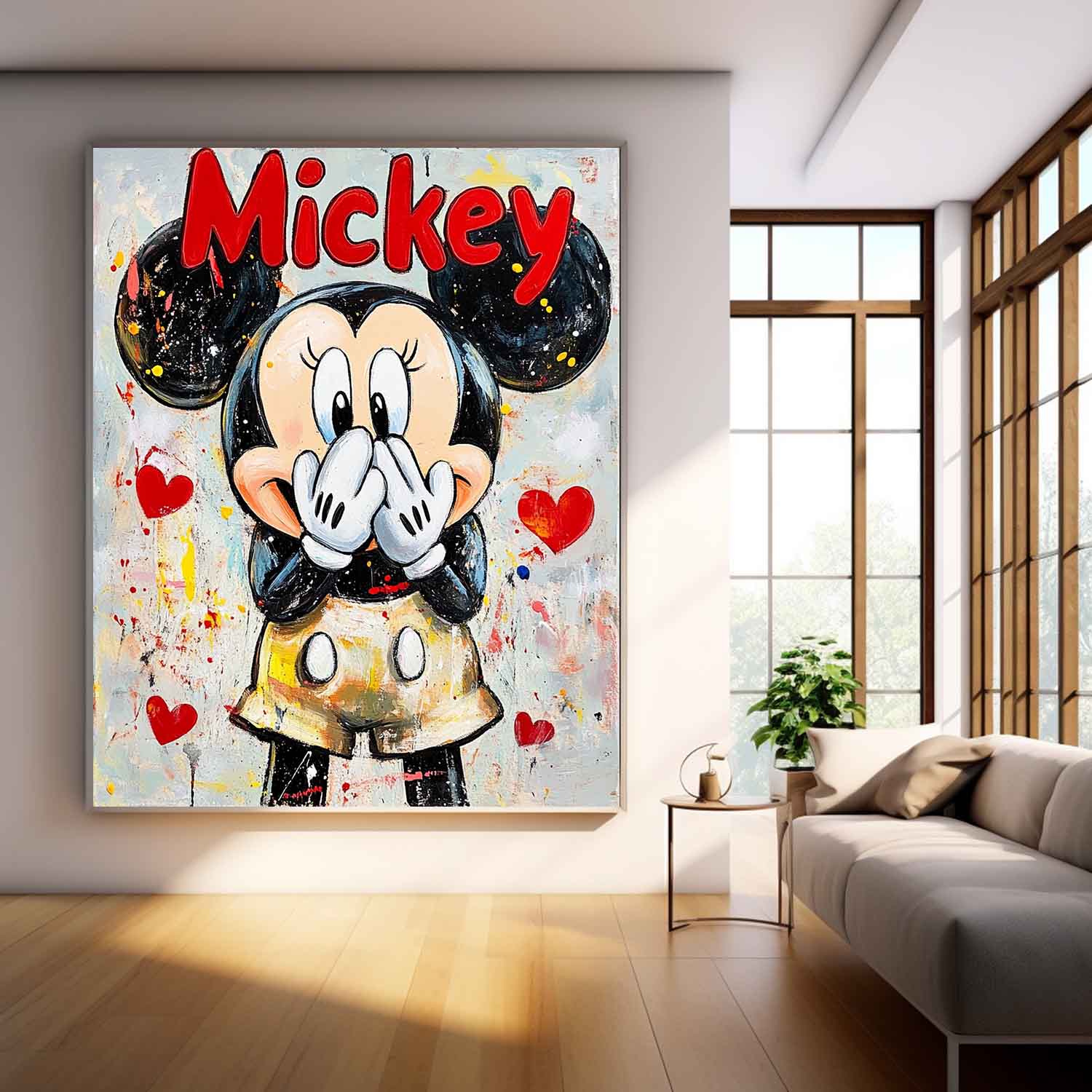Mickey Mouse Graffiti Art PE189 - Neutralighting