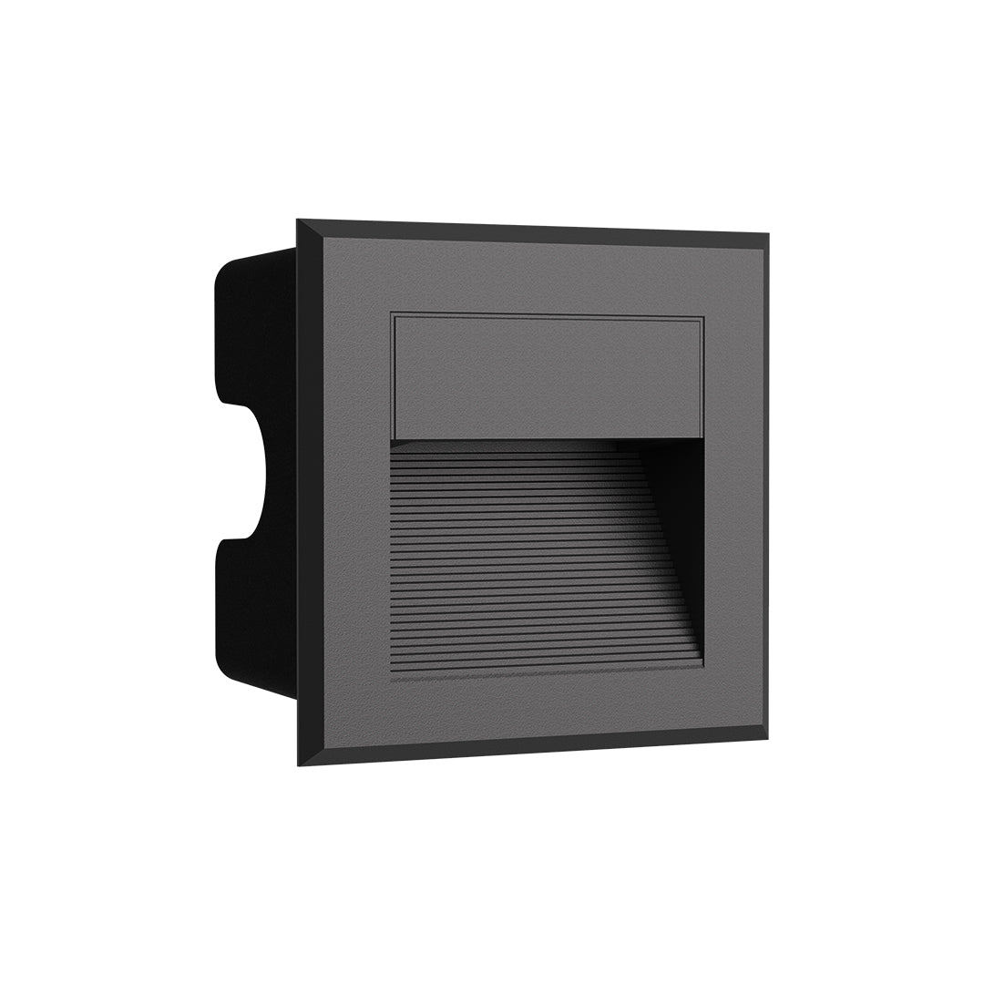 Morga Square Recessed Outdoor Step Lights