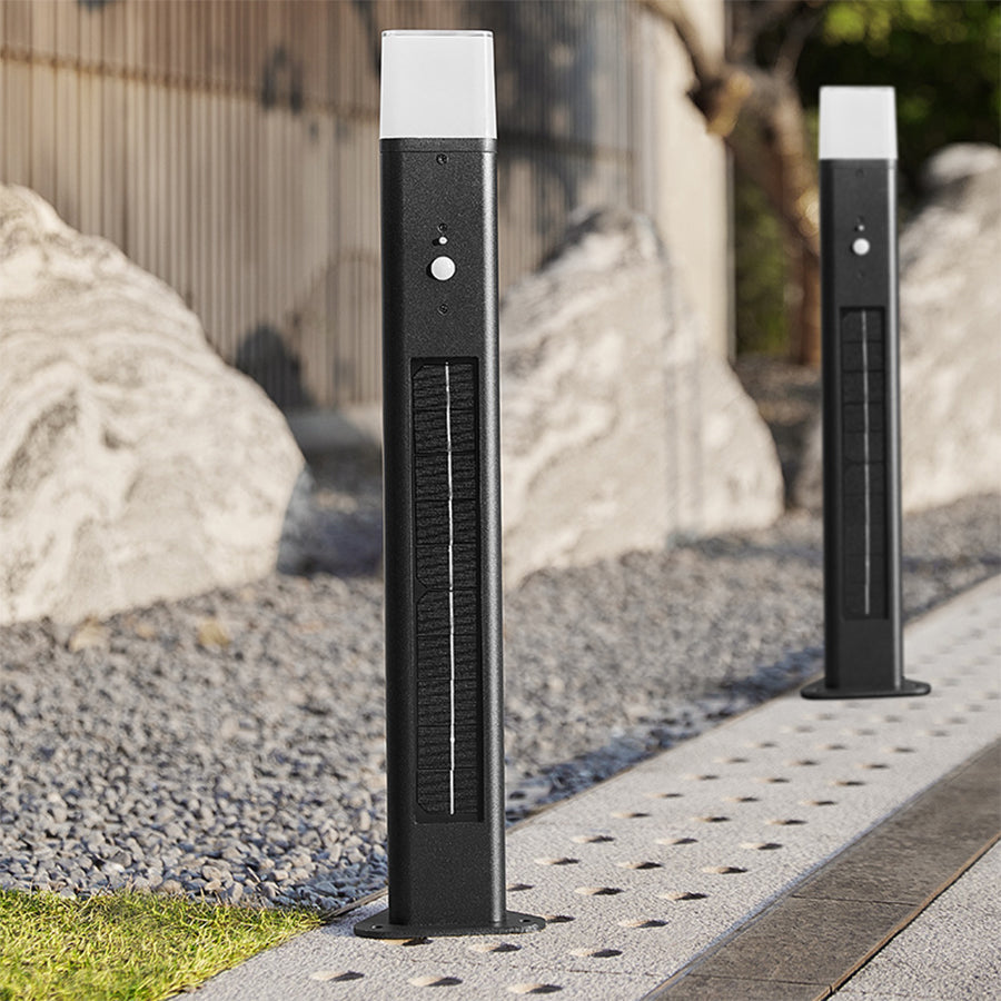 Seaan Sensor Torchiere Outdoor Floor Lamp