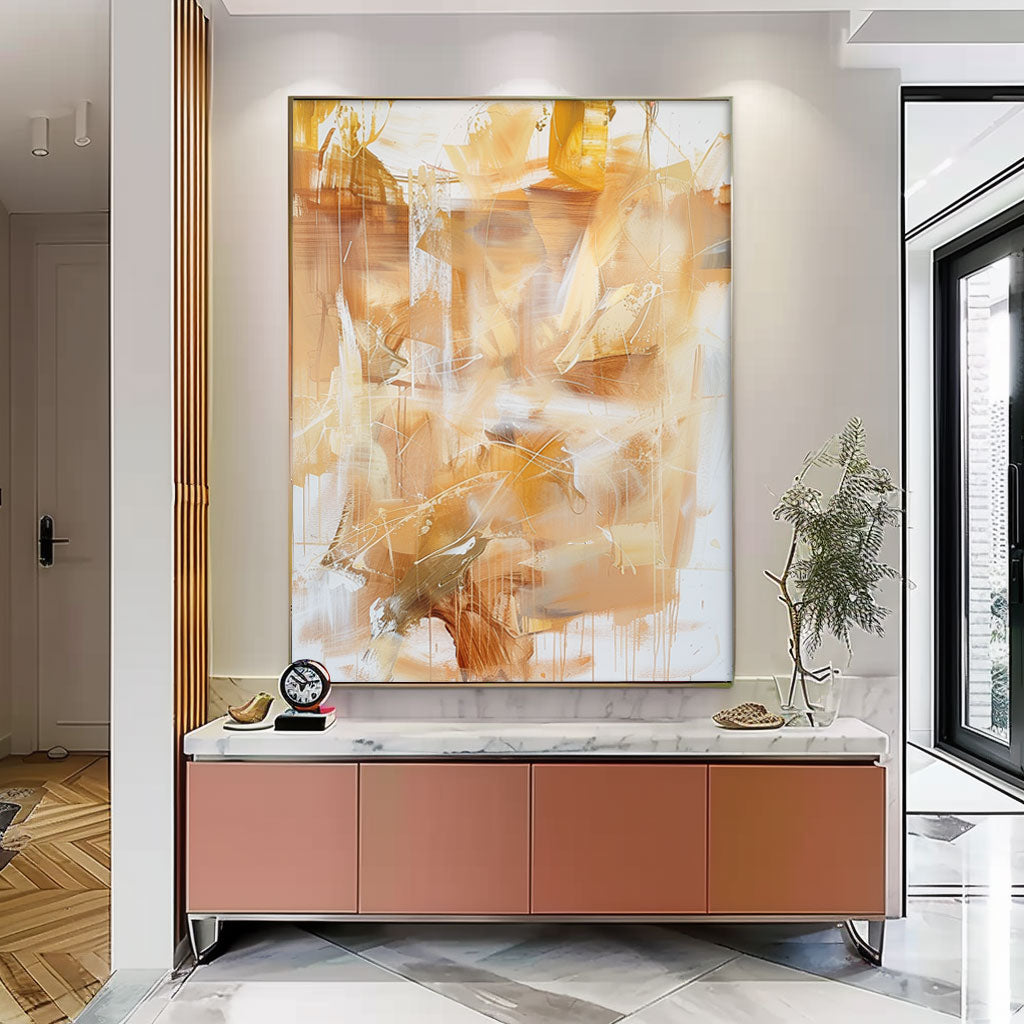 Abstract Canvas Art AB568 - Neutralighting