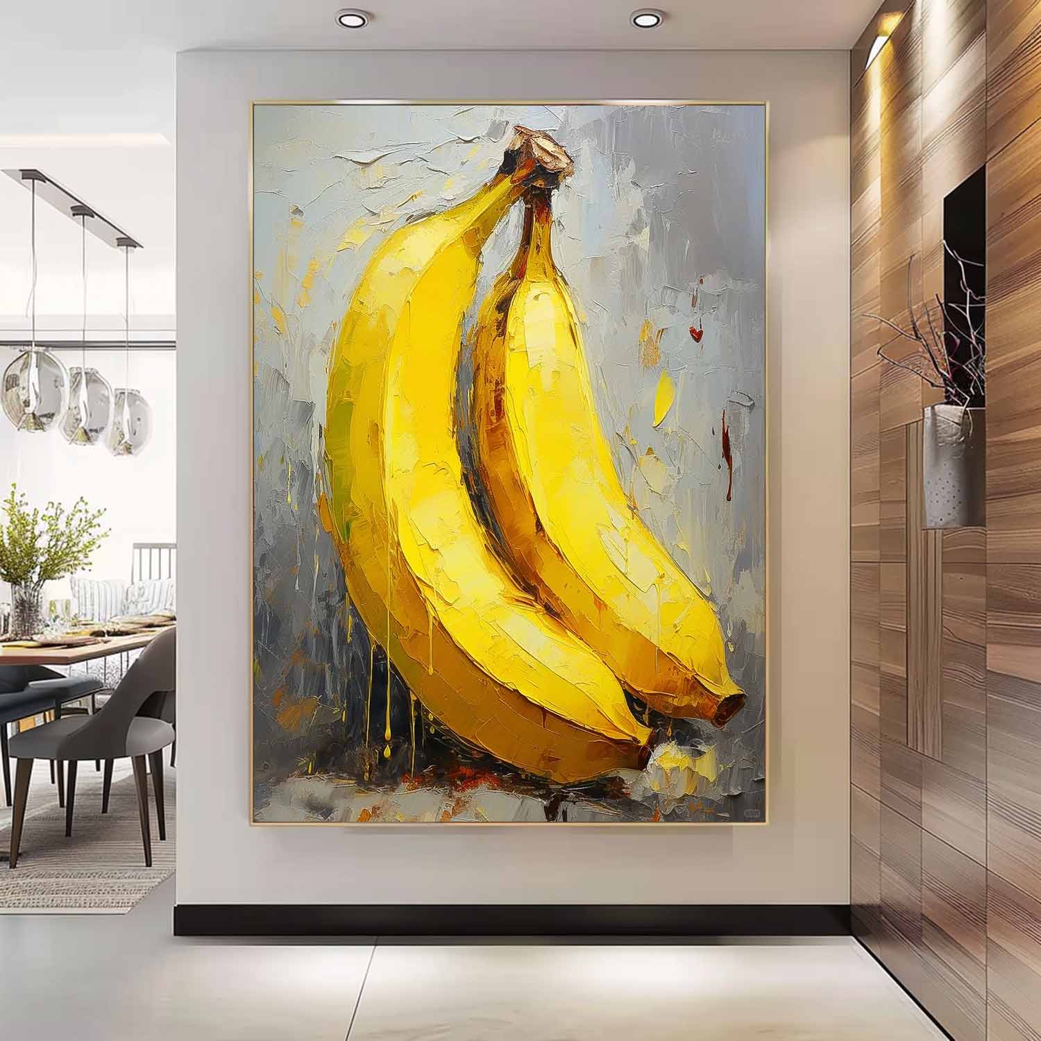 Abstract Canvas Art AB591 - Neutralighting