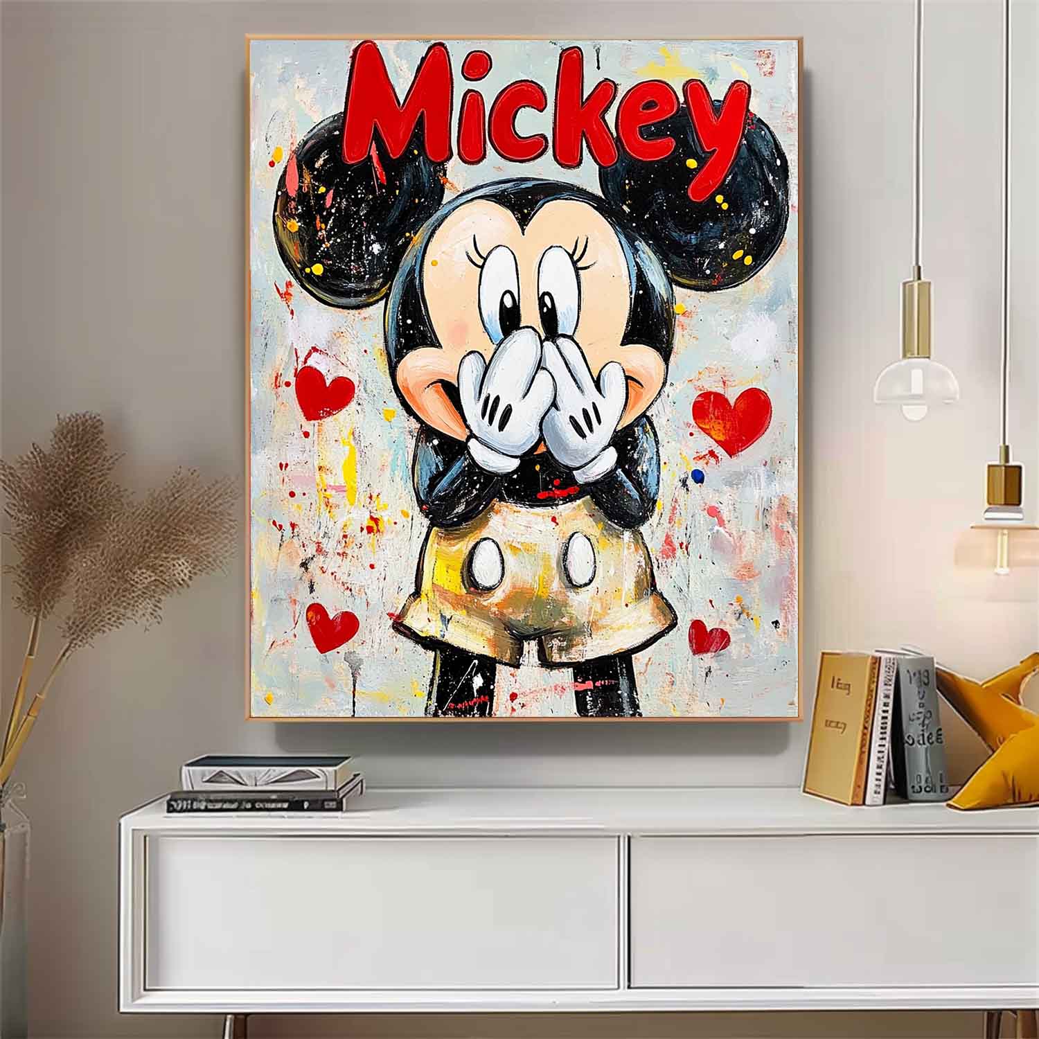 Mickey Mouse Graffiti Art PE189 - Neutralighting