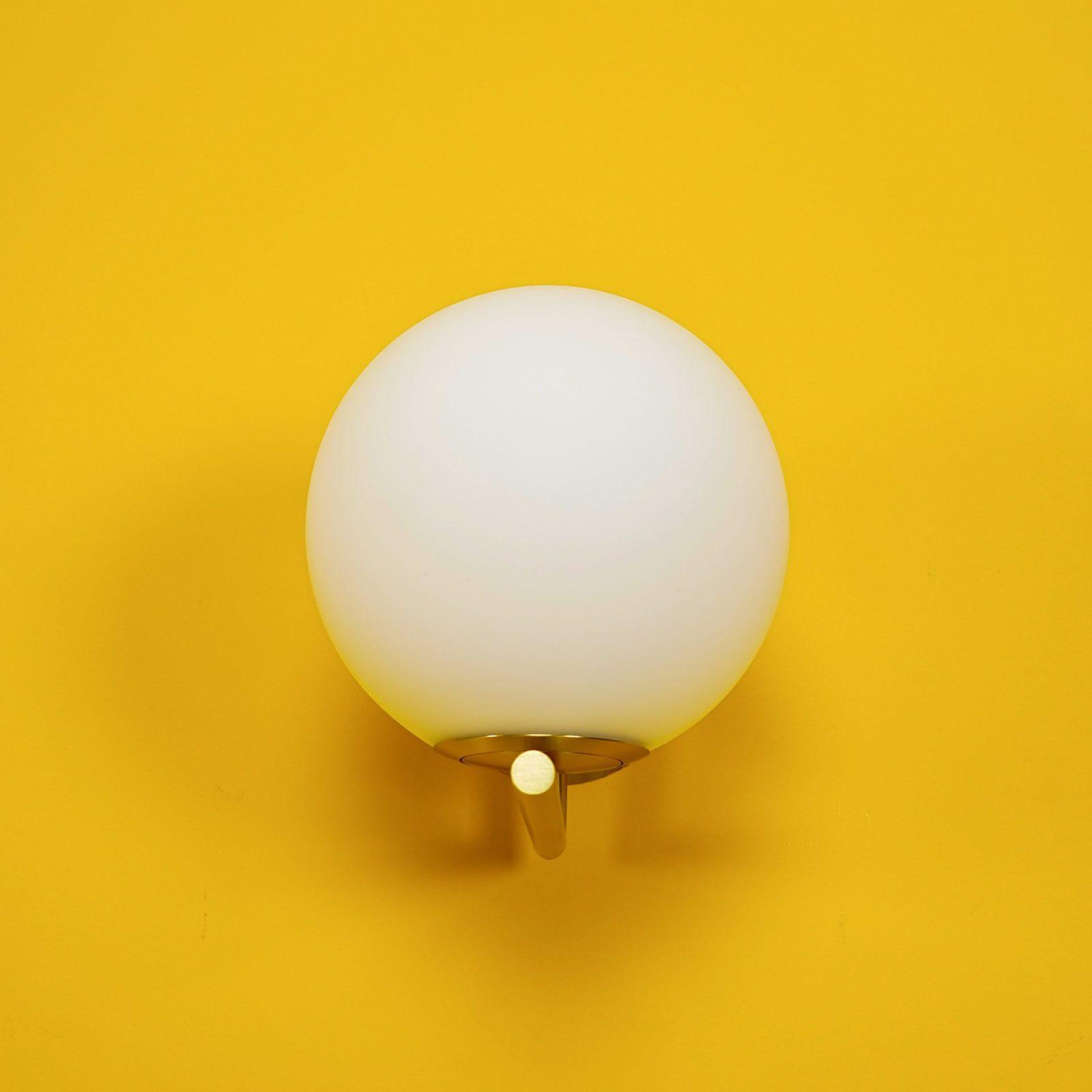 Joanna Modern Minimalist Opal Blown Glass Wall Lamp-Neutral Decor