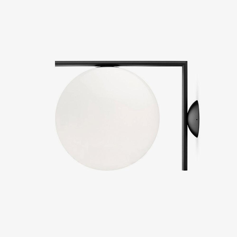 Joanna Modern Minimalist Opal Blown Glass Wall Lamp-Neutral Decor
