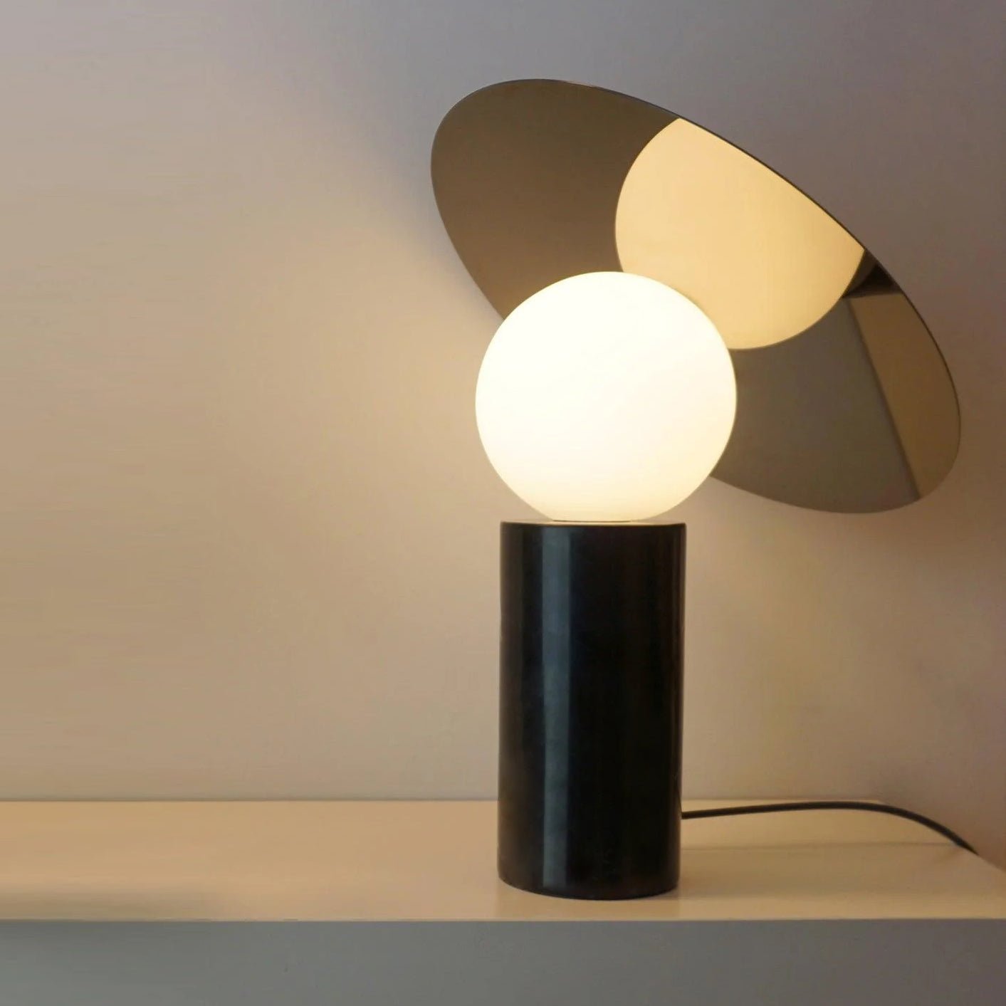 Dila Minimalist Marble Table Lamp-Neutral Decor
