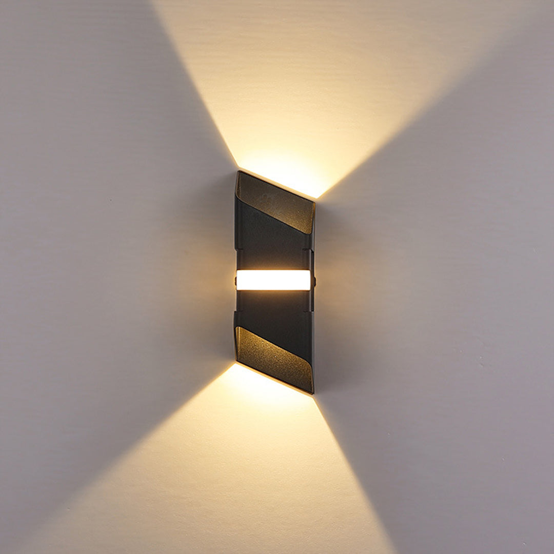 Salt Square Tube LED Outdoor Wall Lights