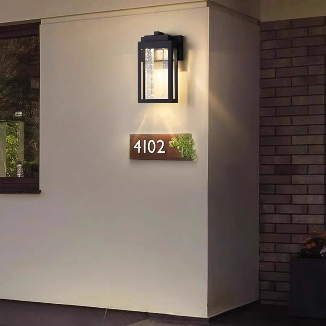 Quicy Classic Ideas Crystal Outdoor Wall Light