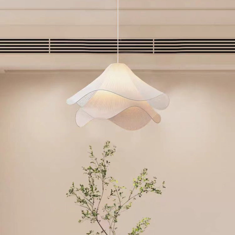 Revn Modern Art Deco Bloom Flower Pendant Light - Neutral Decor