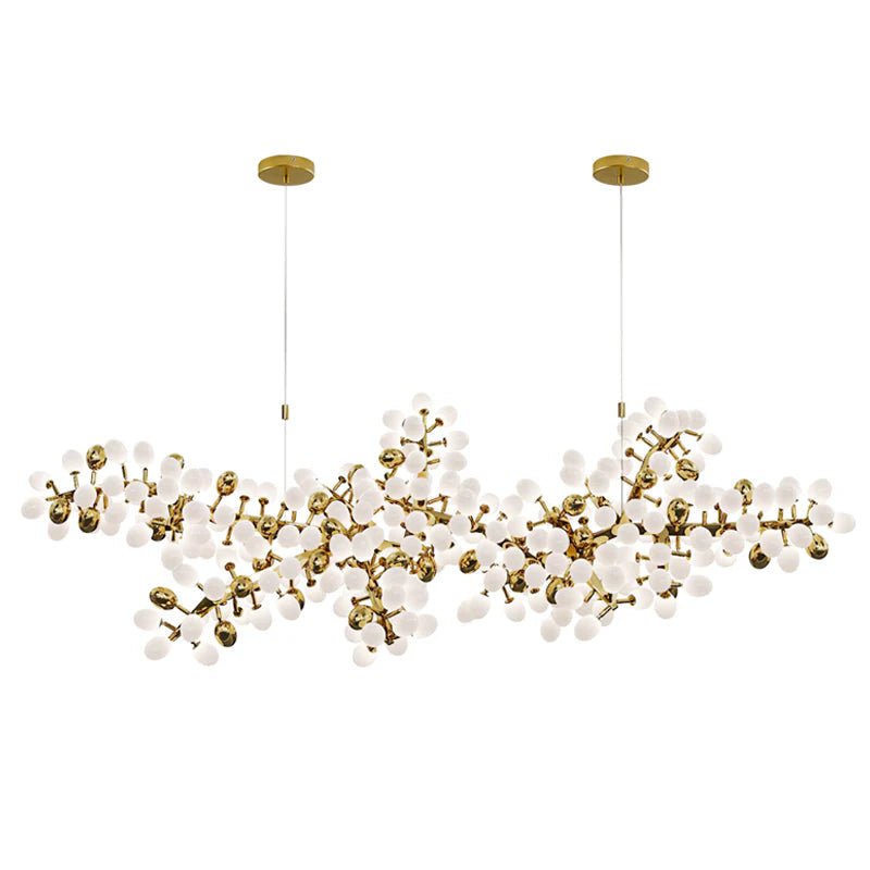 Aldo Elegant Droplet Glass Chandelier-Neutral Decor