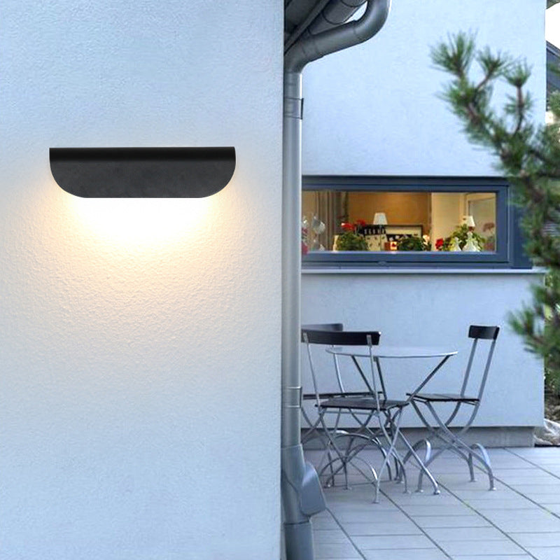 Ray Modern Outdoor Wall Lighting, Waterproof, Curved - Neutral Decor