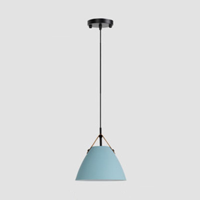 Valentina Modern Frisbee Shaped Metal Pendant Light, Black/White - Neutral Decor