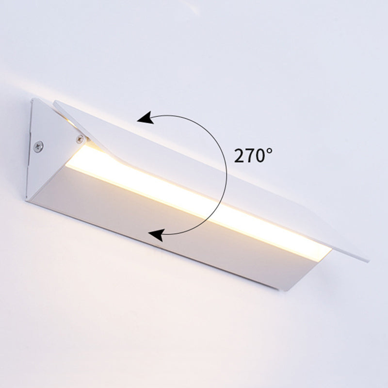Arisha LED Metal Indoor Wall Lamp Rotatable, White - Neutral Decor