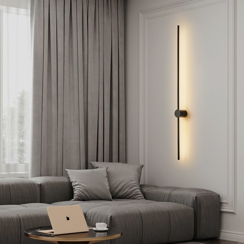 Nestx Brass Rod Minimalism Wall Lamp-Neutral Decor