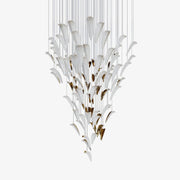 White Feather Art Deco Customize Chandelier-Neutral Decor