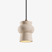 Dynt Timeless Yellow Travertine Pendant Lamp-Neutral Decor