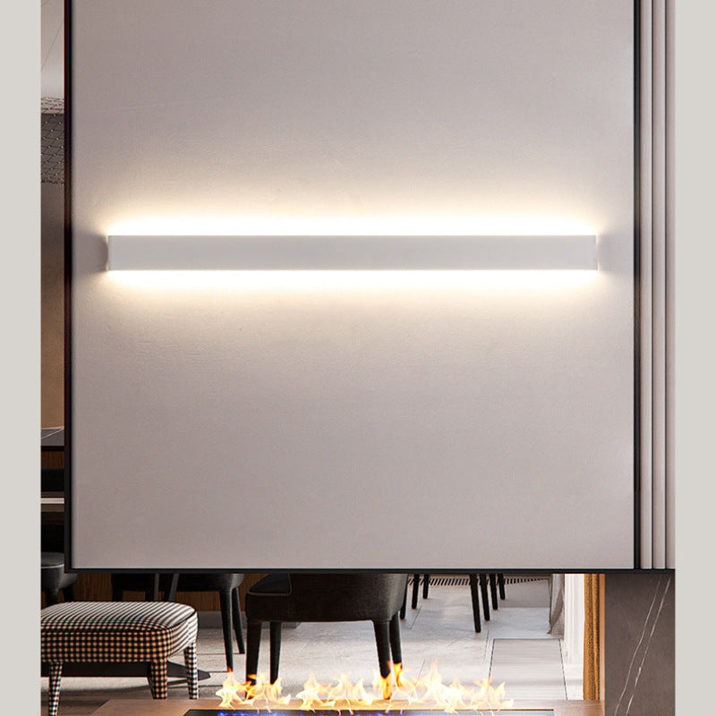 Arisha Minimalist Wall Lamp, Black/White - Neutral Decor