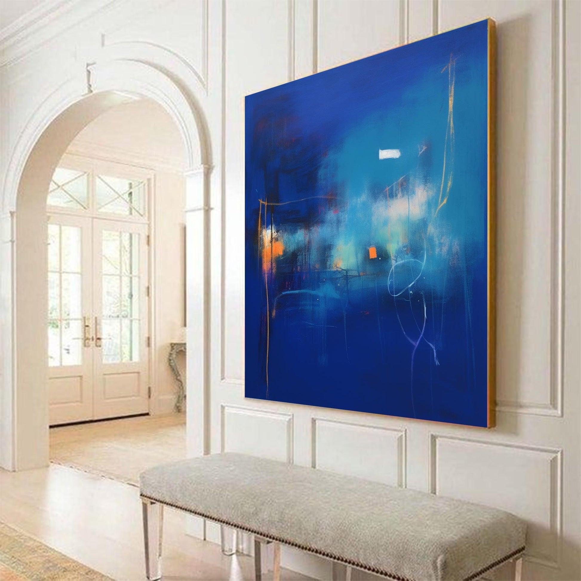 Abstract Canvas Art AB205 - Neutralighting