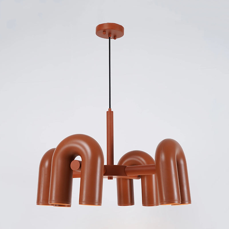 Arisha Modern Pendant Light Linear with 3 U-Shaped Light - Neutral Decor